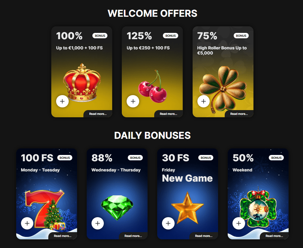 Bonuses and Promotions