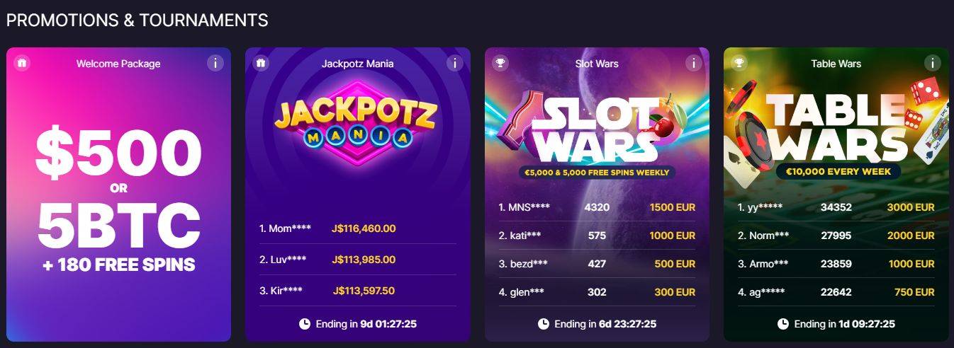 Casino Bonuses Bitstarz