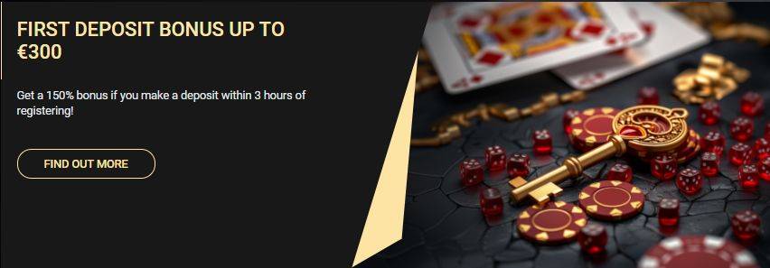 First deposit bonus 1xSlots