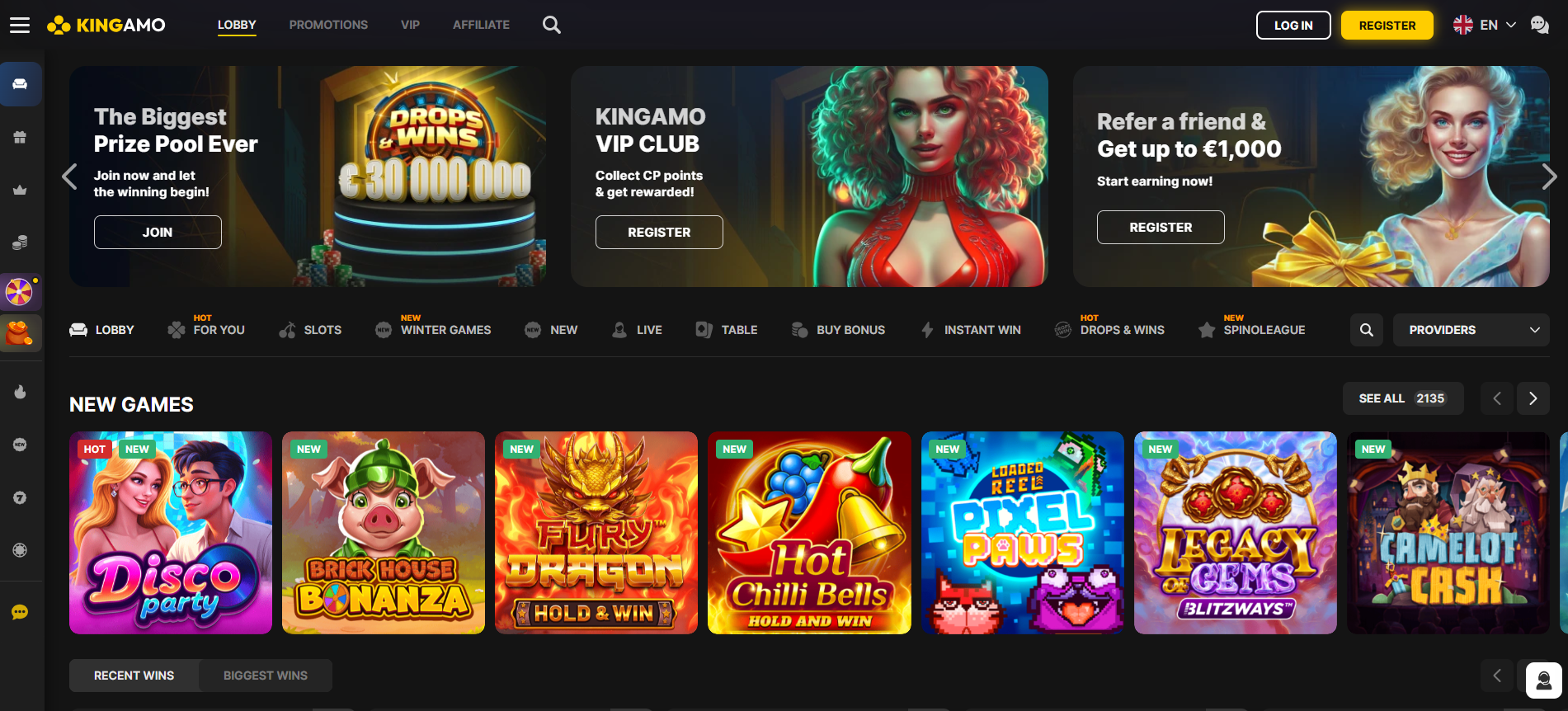 KingAmo Casino Overview