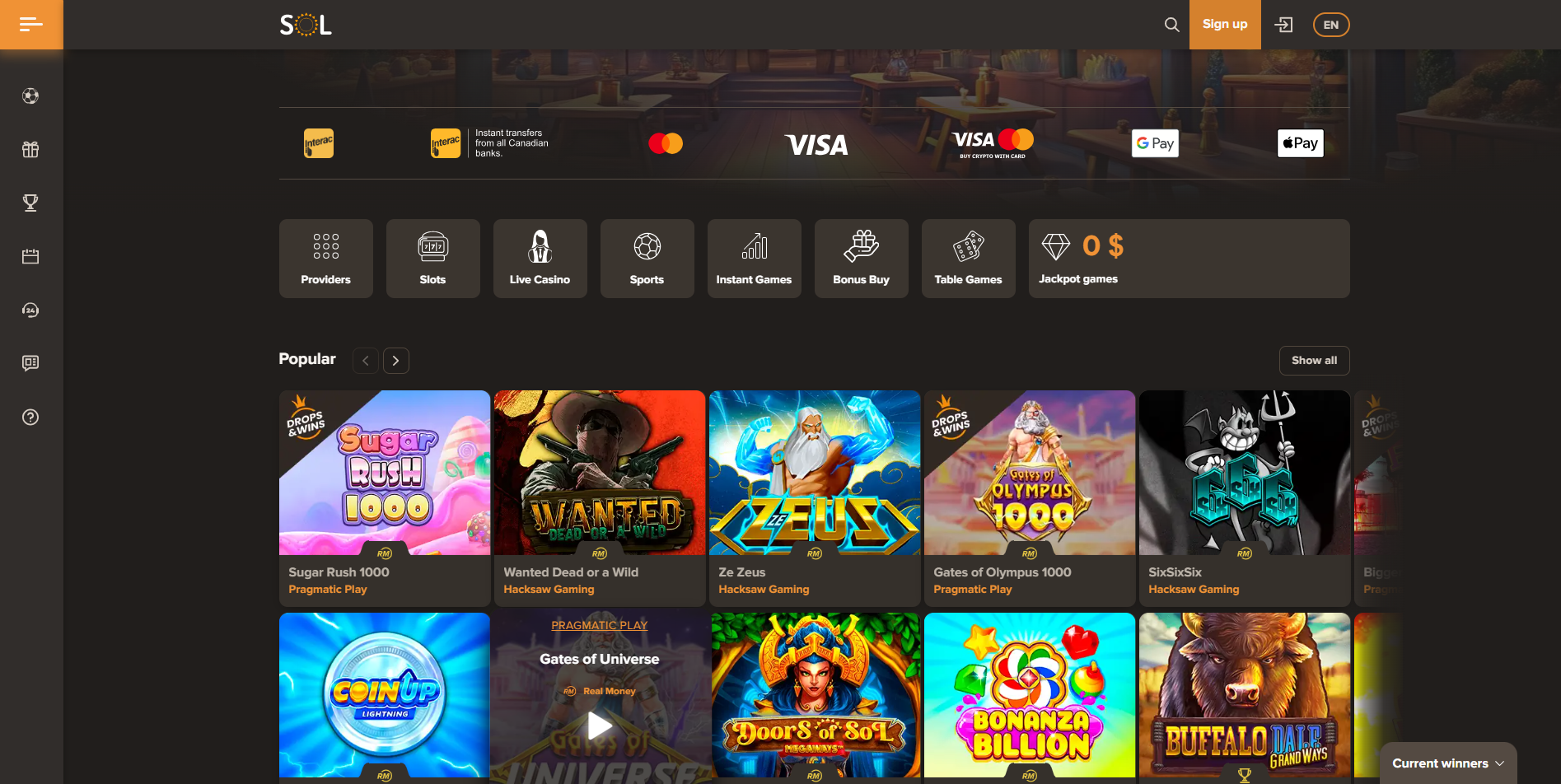 Online Casino SOL