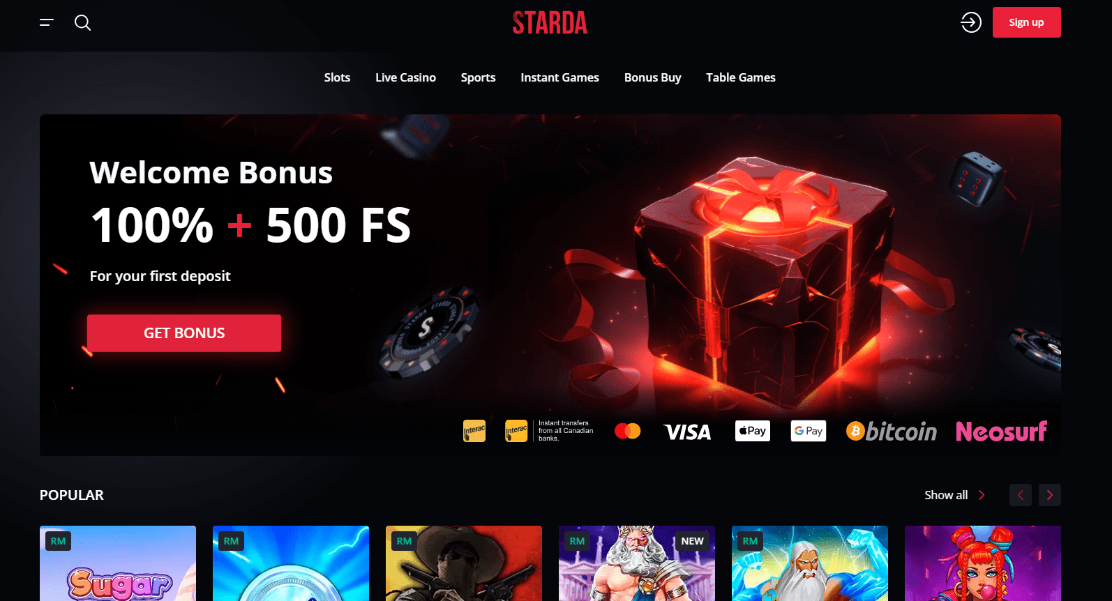 Online Casino STARDA