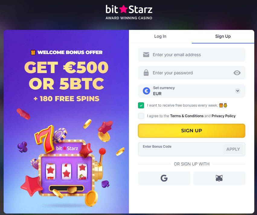 Registration Bitstarz