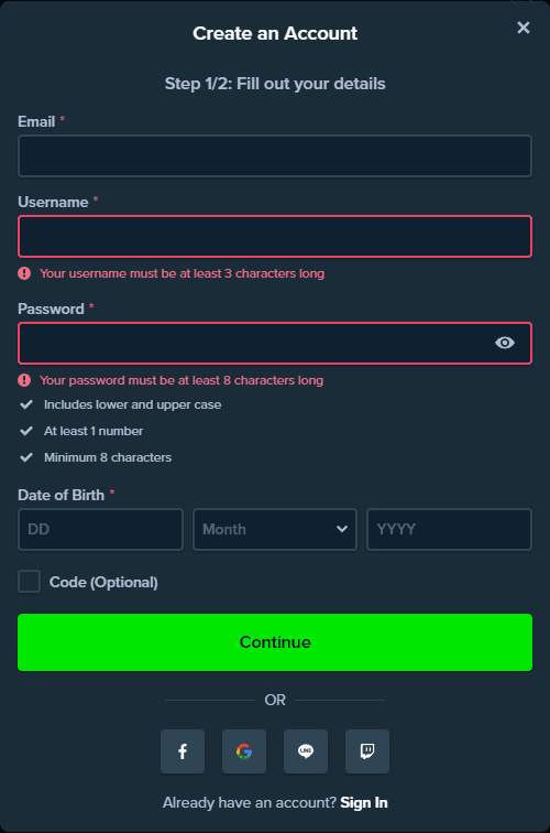 stake registration