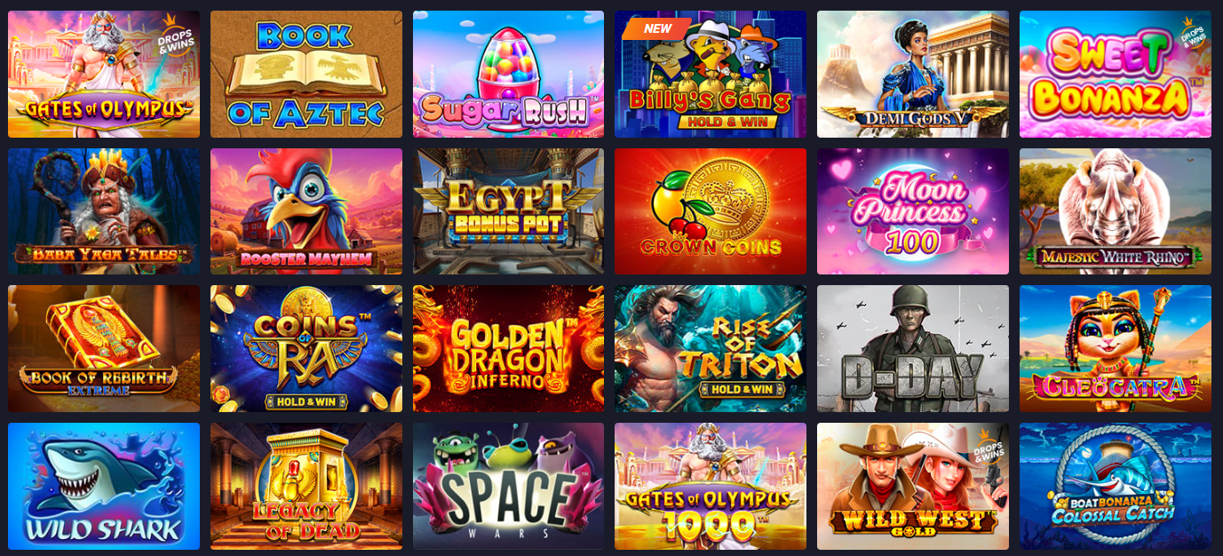 Video Slots, Blackjack, Roulette, Baccarat Jozz