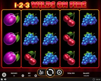 1-2-3 Wilds on Fire