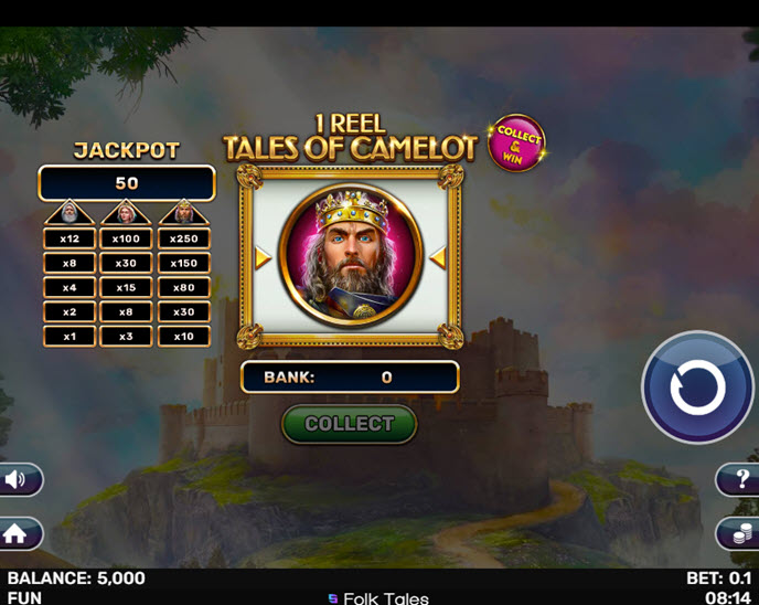 1 reel – tales of camelot