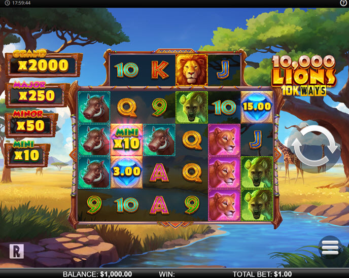 10,000 lions 10k ways