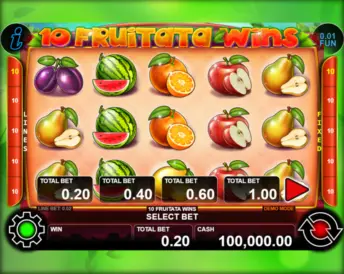 10 Fruitata Wins