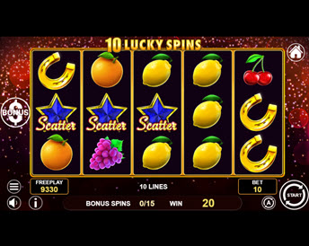10 lucky spins