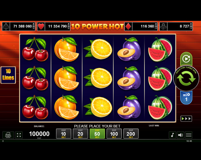 10 power hot