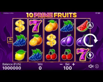 10 Prime Fruits