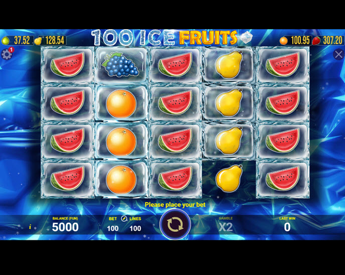 100 ice fruits