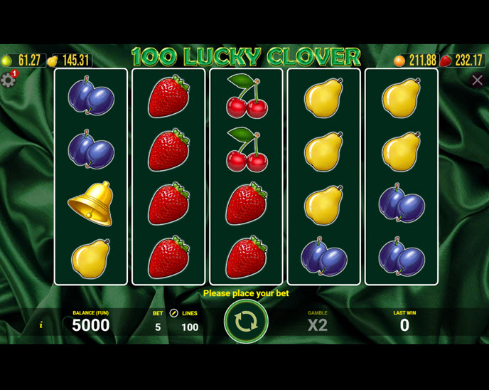 100 lucky clover