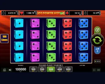 100 Power Hot Dice
