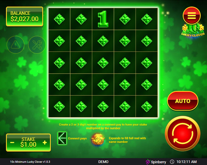 10x minimum lucky clover