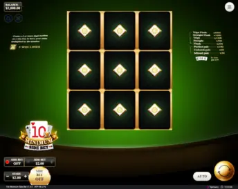 10x Minimum Side Bet
