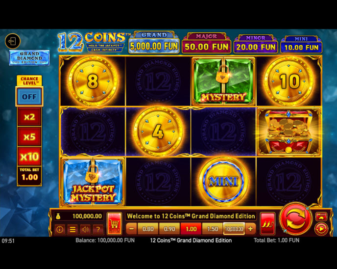 12 coins grand diamond edition