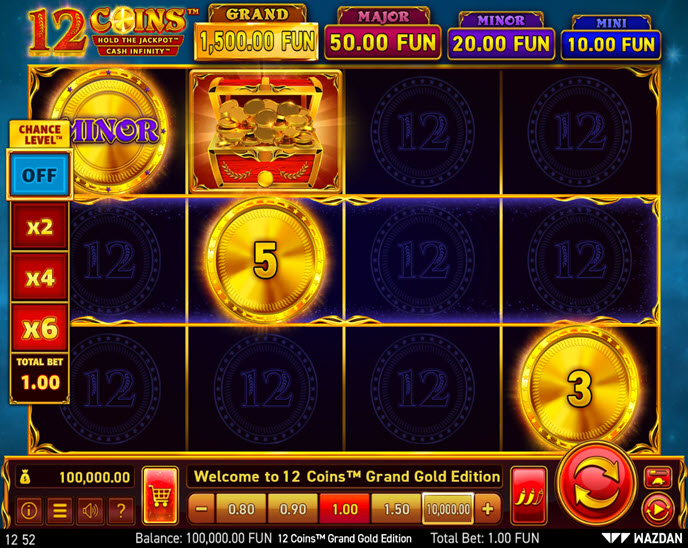 12 coins grand gold edition