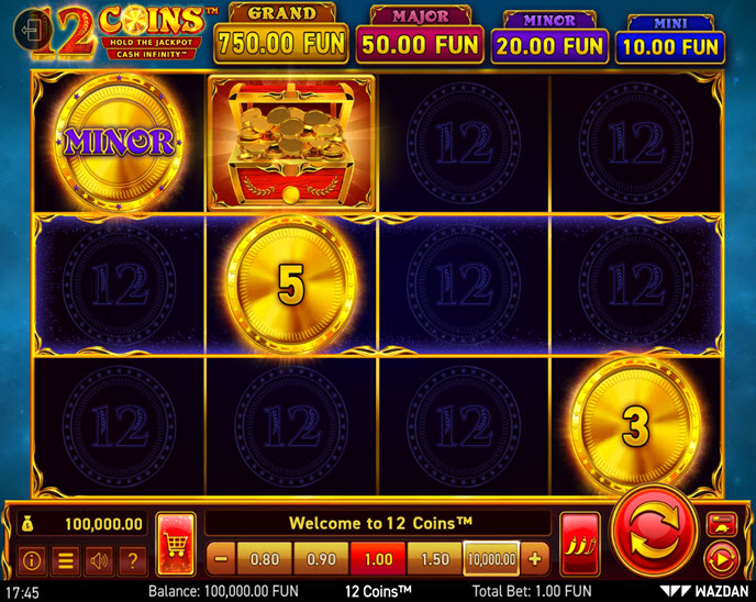 12 coins