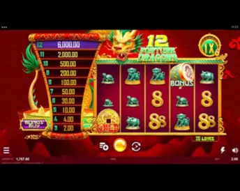 12 fortune dragons