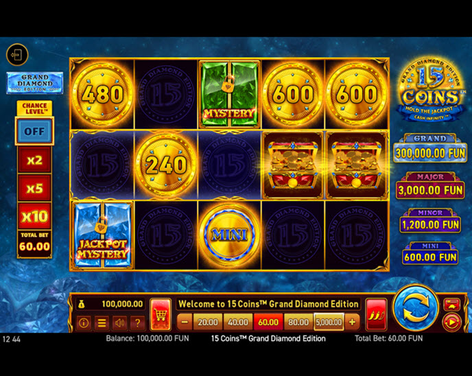 15 coins grand diamond edition