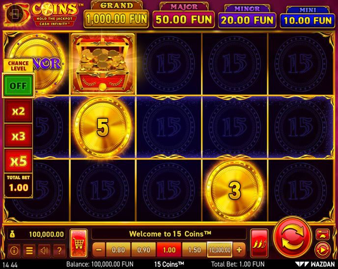15 coins