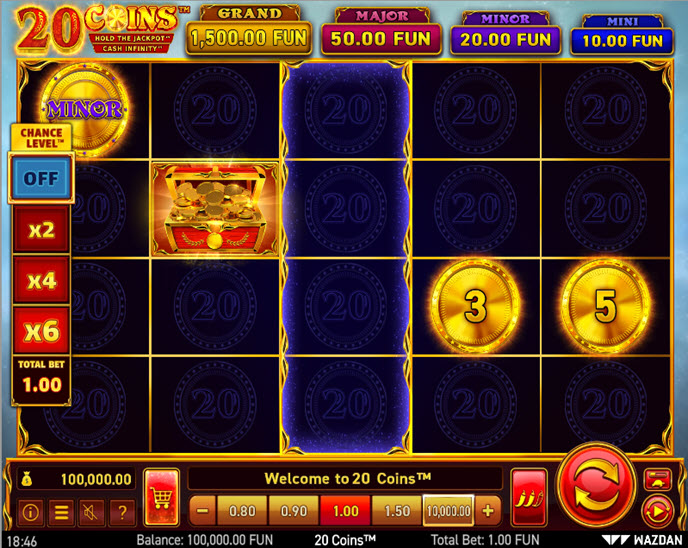 20 coins
