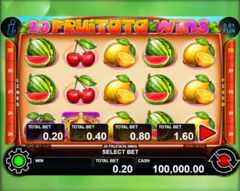 20 Fruitata Wins