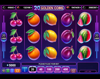 20 golden coins