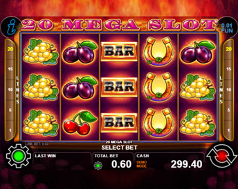 20 mega slot