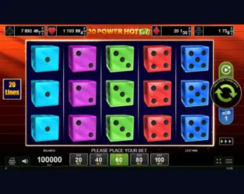 20 Power Hot Dice