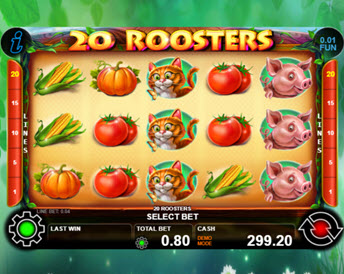 20 roosters