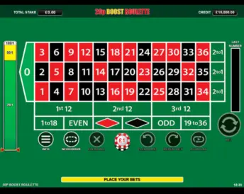 20p Boost Roulette