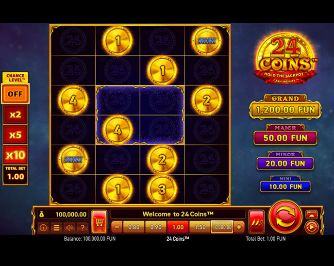 24 coins