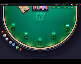 3 card poker (smartsoft gaming)