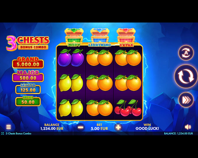 3 chests: bonus combo