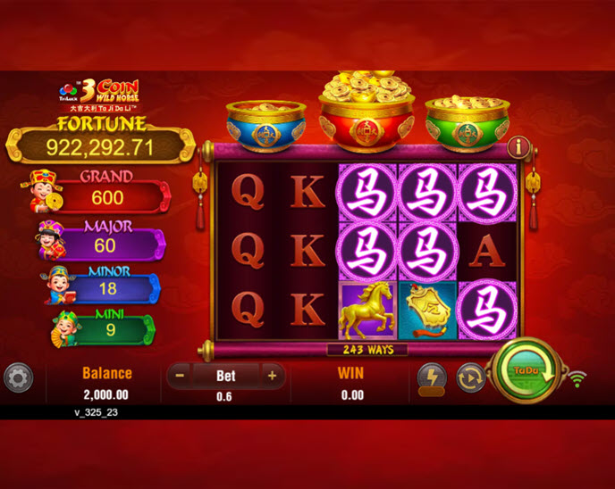 3 coin wild horse (tada gaming)
