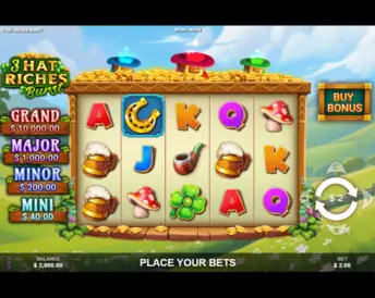 3 Hat Riches Burst