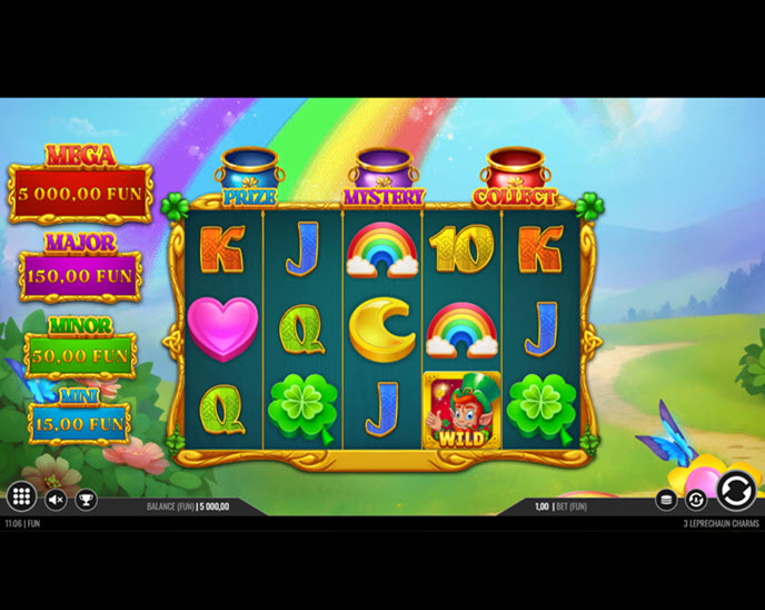 3 leprechaun charms