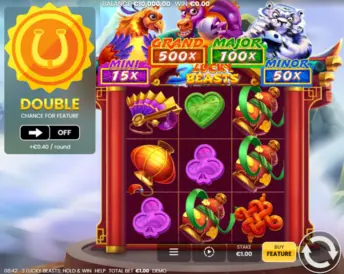3 Lucky Beasts Hold and Win