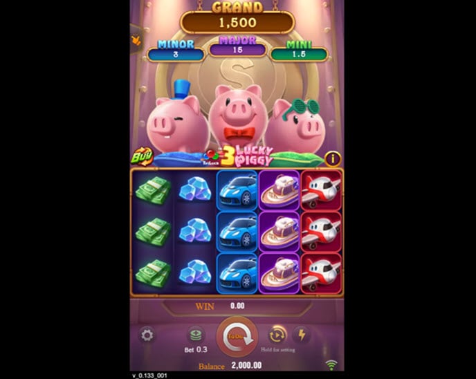 3 lucky piggy