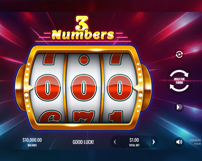 3 numbers