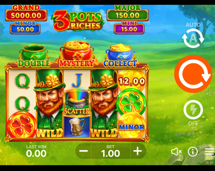 3 pots riches: hold and win