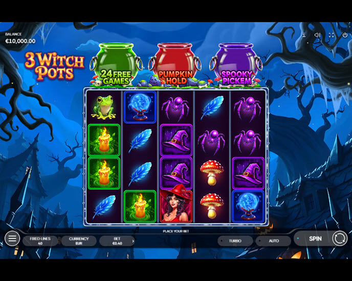 3 witch pots