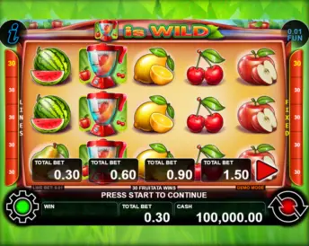 30 Fruitata Wins
