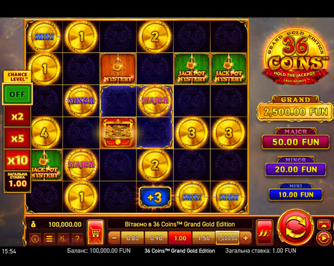 36 coins grand gold edition