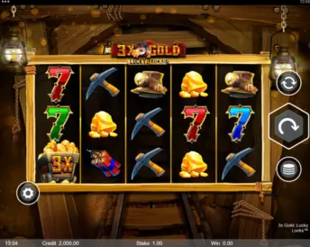 3x Gold Lucky Locks