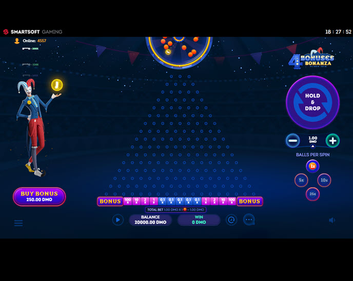 4 bonuses bonanza – plinko