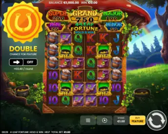 4-Leaf Fortune: Hold & Win